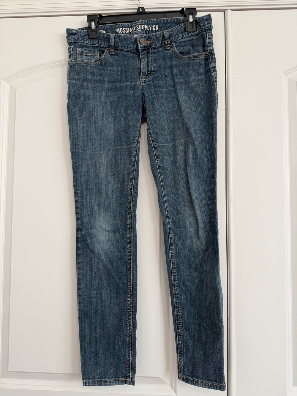 Mossimo Supply Co. Women's Skinny Jeans in Faded Blue Wash